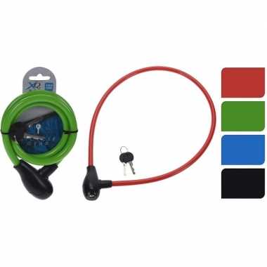 Groen fietsslot 100 cm