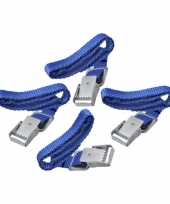 Fiets spanbanden met metalen gesp voor fietsdrager 4 stuks